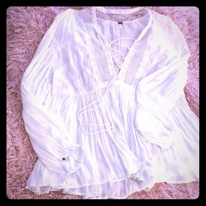 Free People white blouse